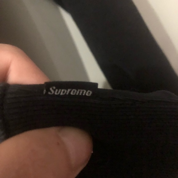 FW17 Supreme Box Logo Hoodie (Black/Lime Green) - Picture 5 of 11